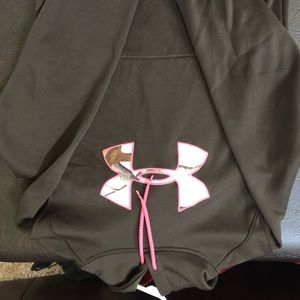Pink Camo underarmour hoodie